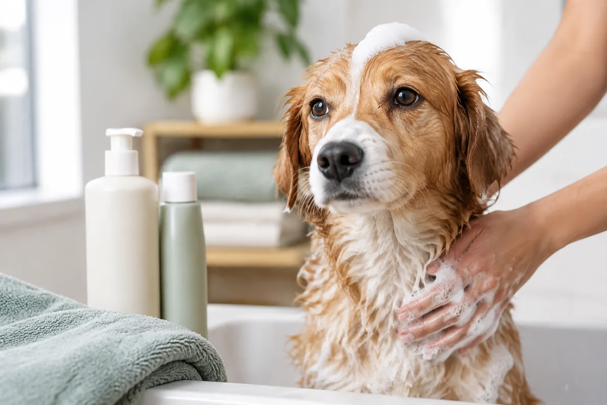 Quel shampoing utiliser pour un chien à peau sensible